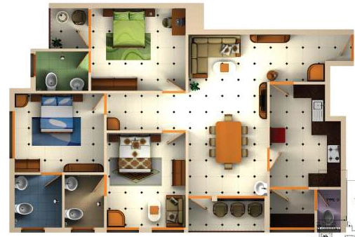 3 BHK Flat in Sun Royal in Karyavattom, Thiruvananthapuram - Image 930532