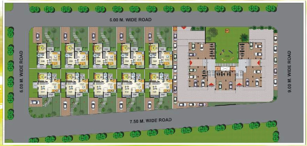 Master Plan of Sumanchandra Town in Pathardi Phata, Nashik - Image 433428