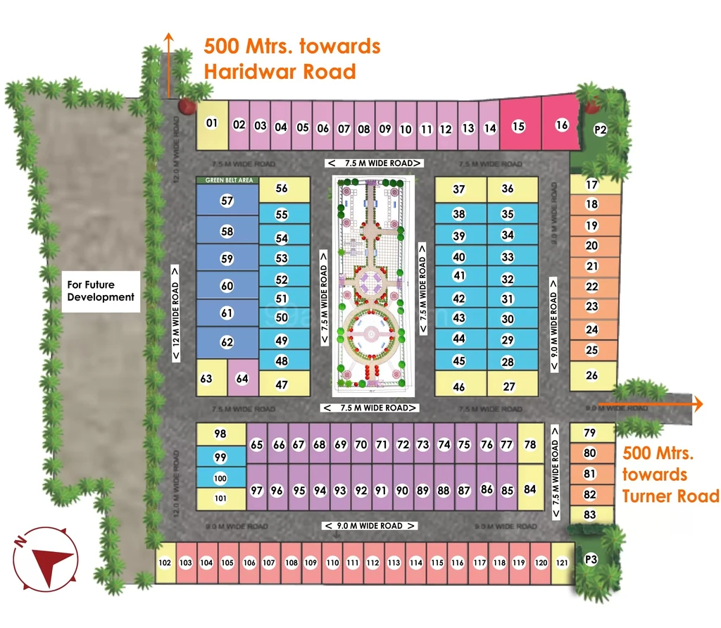 Master Plan of Presidency Mayfair Avenue in null, Dehradun - Image 433586