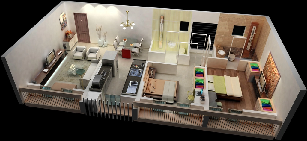 2 BHK Flat in Thakker Eva Luxuria in Dwarka, Nashik - Image 930482