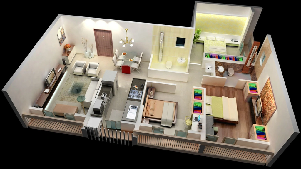 3 BHK Flat in Thakker Eva Luxuria in Dwarka, Nashik - Image 930484