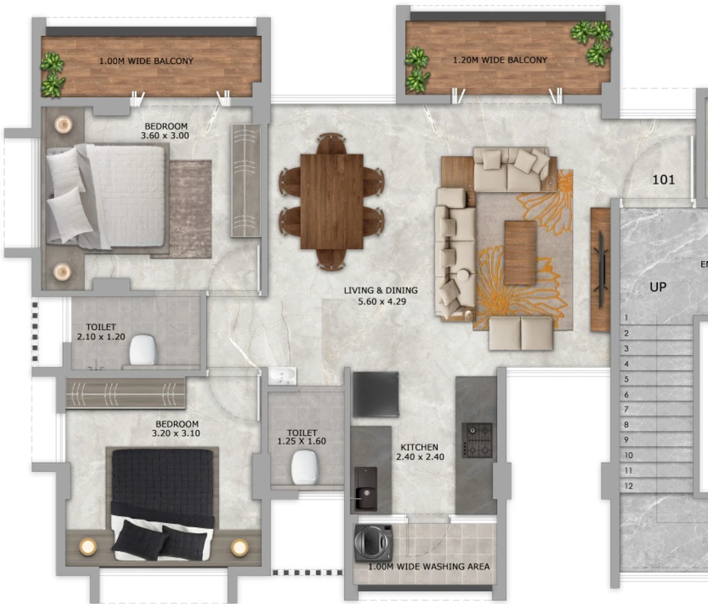 2 BHK Flat in Thankars Kashi Dham Phase 1 in Panchavati, Nashik - Image 930487