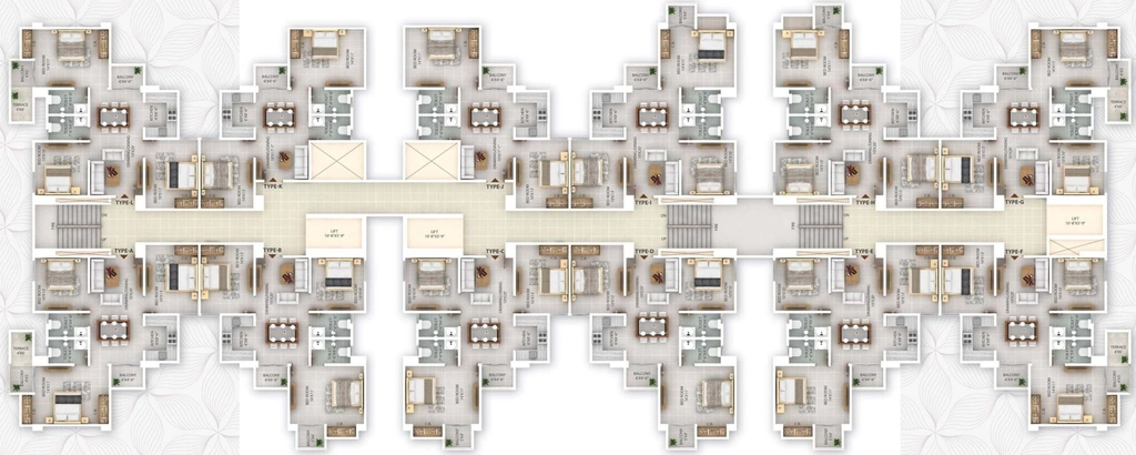 Floor Plan of Ambika Ananda in Khanapara, Guwahati - Image 433756