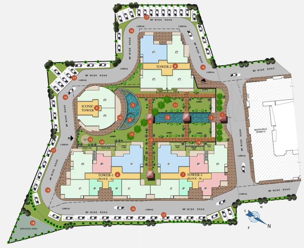 Master Plan of RBS Nilaya Heights in Haridwar Road, Dehradun - Image 433611
