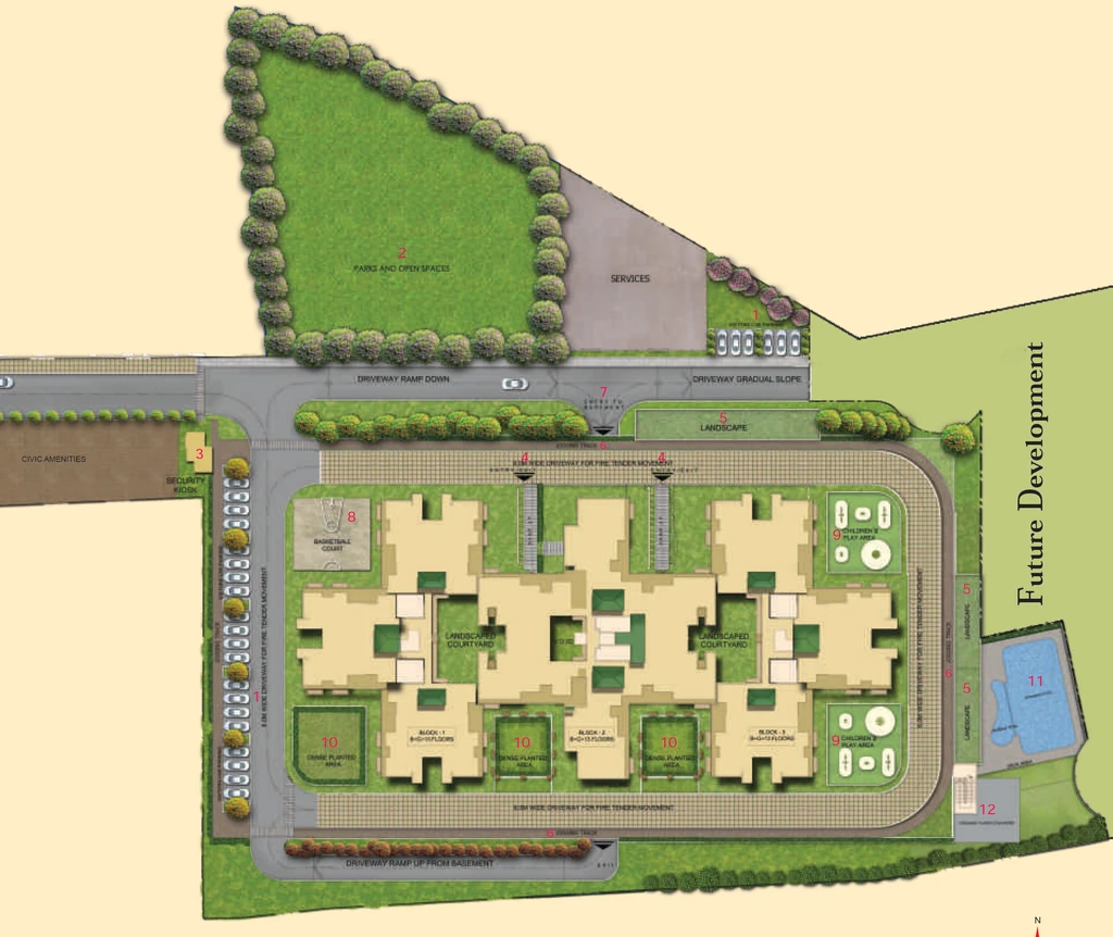 Master Plan of Sobha Classic in Sarjapur Road, Bangalore - Image 433704