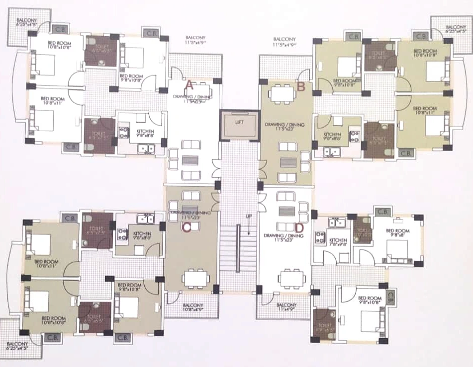 Floor Plan of Panjshir Valley in Azara, Guwahati - Image 433794