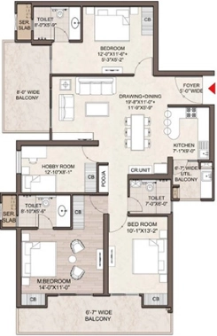 4 BHK Flat in SG Orchard in Raj Nagar Extension, Ghaziabad - Image 930554