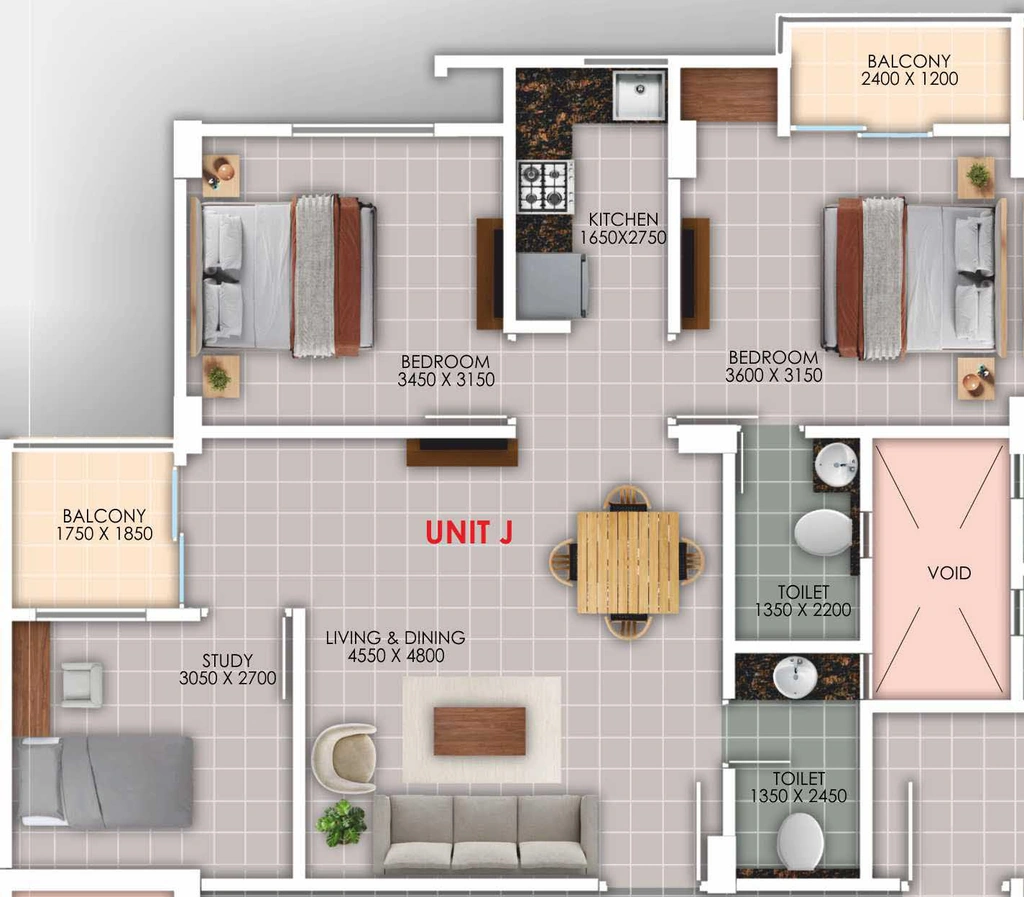 3 BHK Flat in Shivam Greens in Azara, Guwahati - Image 930556