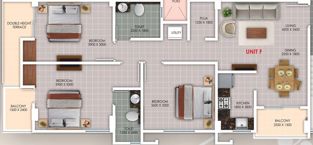 3 BHK Flat in Shivam Greens in Azara, Guwahati - Image 930558