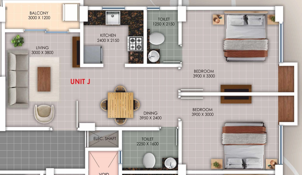 2 BHK Flat in Shivam Greens in Azara, Guwahati - Image 930555