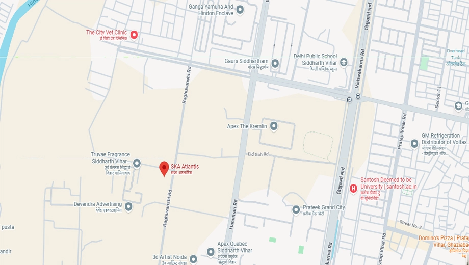Location of SKA Atlantis in Siddhartha Vihar, Ghaziabad - Image 433854