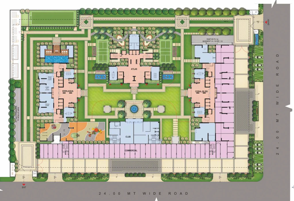 Master Plan of SKA Atlantis in Siddhartha Vihar, Ghaziabad - Image 433855