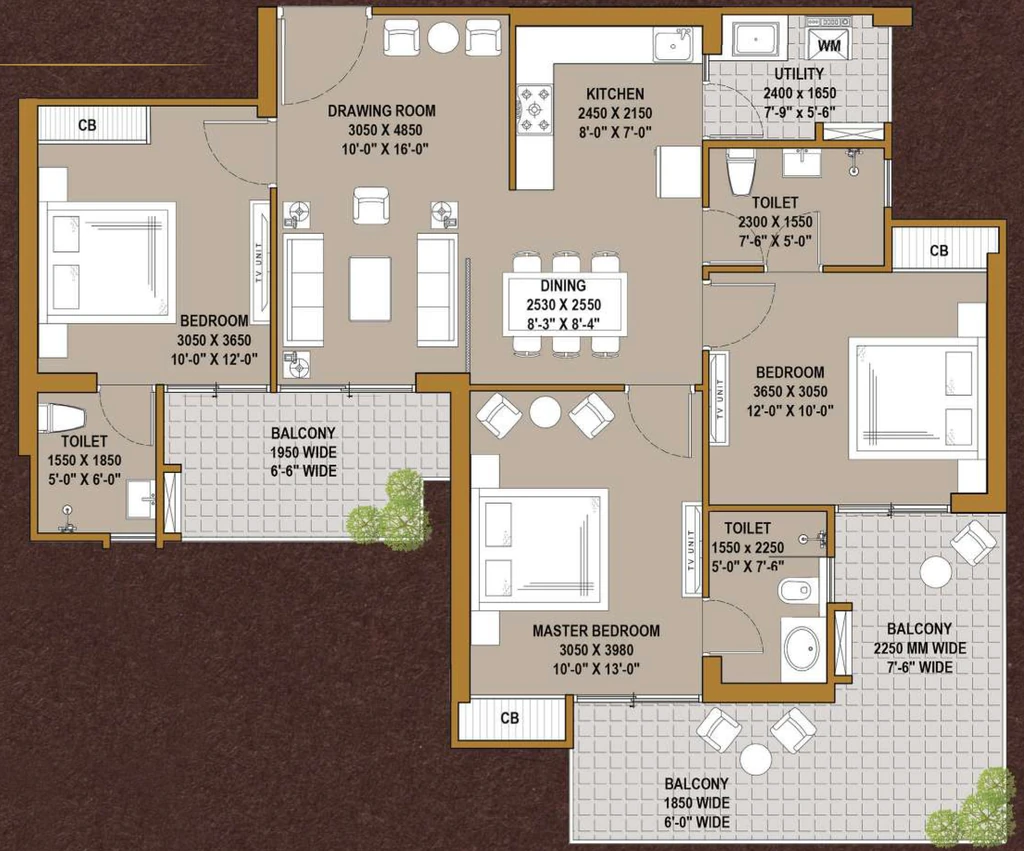 3 BHK Flat in Ska Imperia in NH 24, Ghaziabad - Image 930636