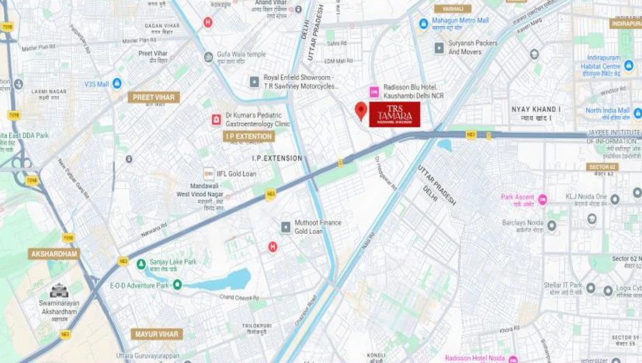 Location of TRS Tamara in Kaushambi, Ghaziabad - Image 433896