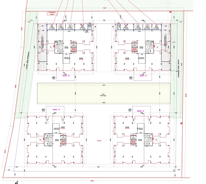 Master Plan of Shivantaa Sky in Nana Varachha, Surat - Image 433916