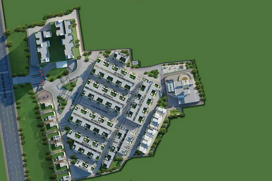 Master Plan of Arya Smart Living in Abhaypur, Guwahati - Image 433950