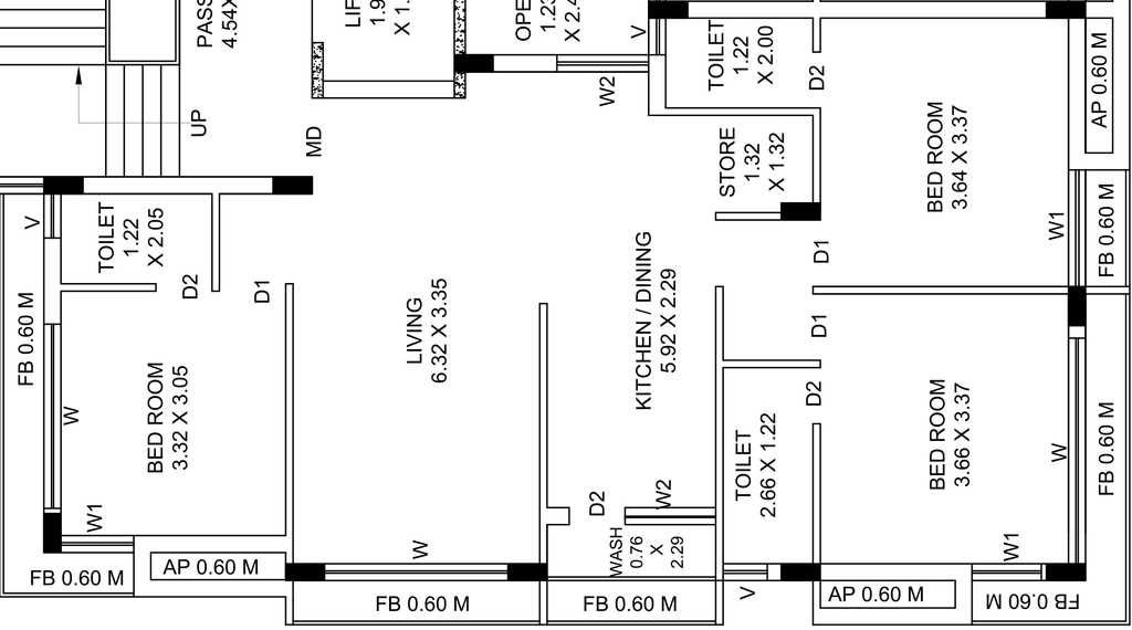 3 BHK Flat in Patidar Avsar Palace 4 in Nana Mava, Rajkot - Image 930677