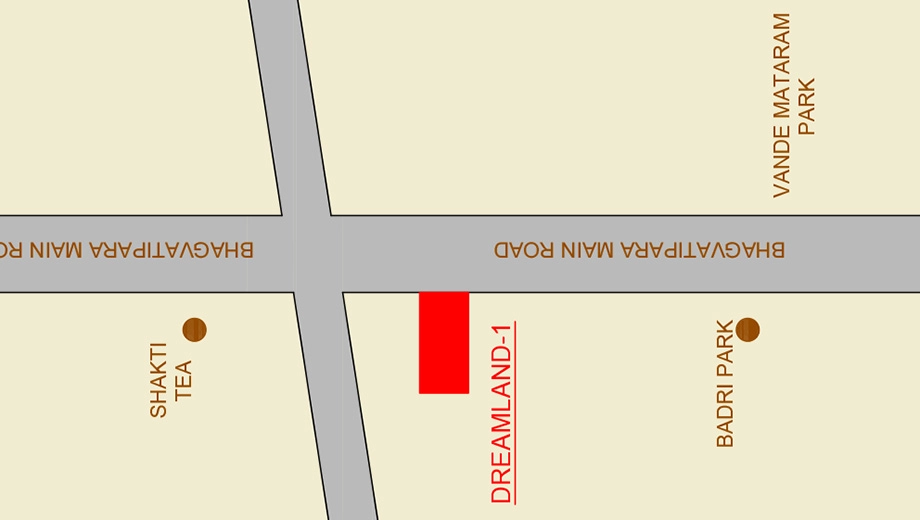 Location of Babji Dream Land I in Nana Mava, Rajkot - Image 433978