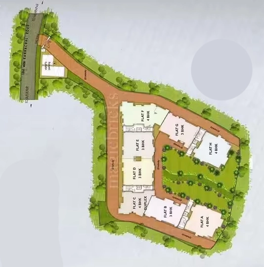 Master Plan of Royal Silver Heights in Chandmari, Guwahati - Image 433991