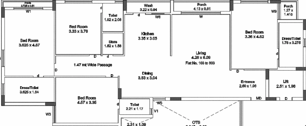 4 BHK Flat in Dhruv Silicon Valley in Nana Mava, Rajkot - Image 930688