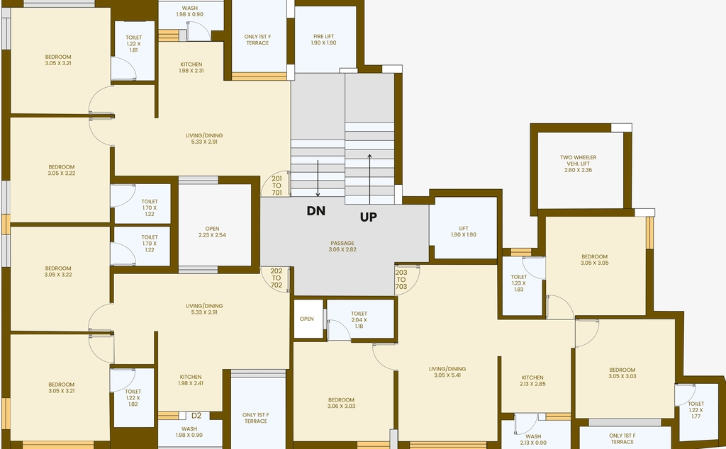 Floor Plan of Kiransthumar Giriraj Villa in Nana Mava, Rajkot - Image 434017