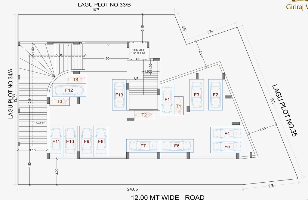 Master Plan of Kiransthumar Giriraj Villa in Nana Mava, Rajkot - Image 435154