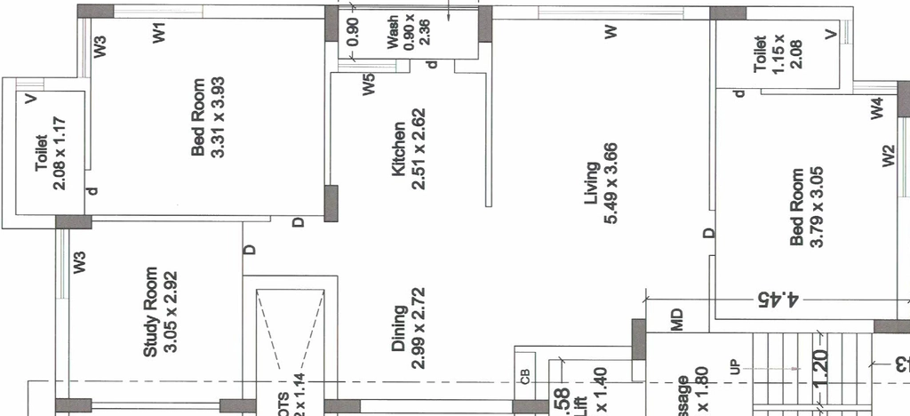 3 BHK Flat in Madhav Green Ice in Nana Mava, Rajkot - Image 930704