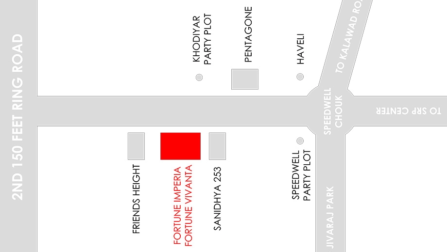 Location of Shivay Fortune Vivanta in Nana Mava, Rajkot - Image 434067