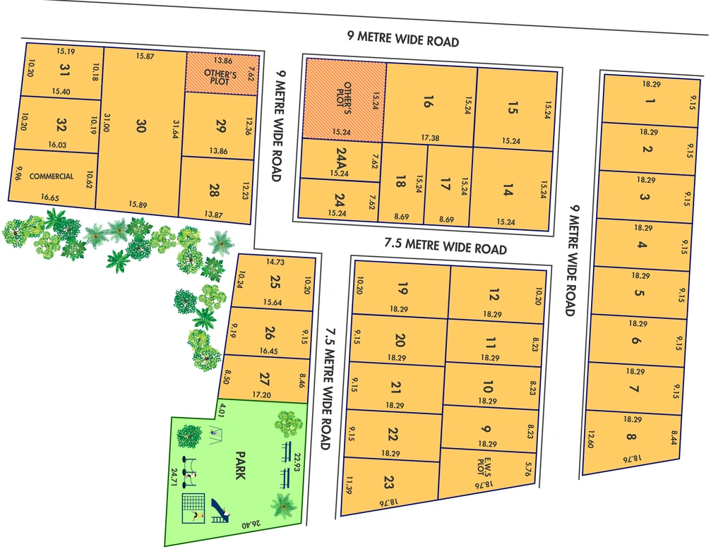 Master Plan of VK Rajpur View Enclave in Rajpur Road, Dehradun - Image 434121