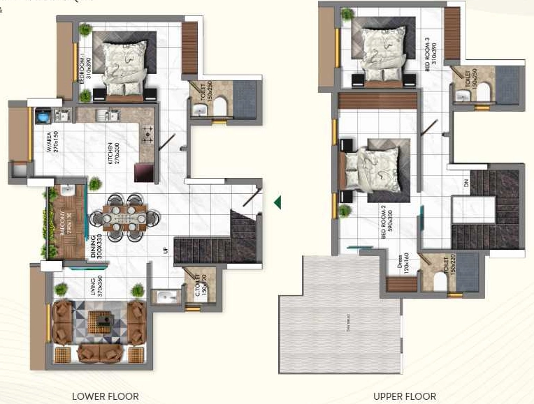 3 BHK Duplex in Desai DD Galleria in Pallippuram, Thiruvananthapuram - Image 930778