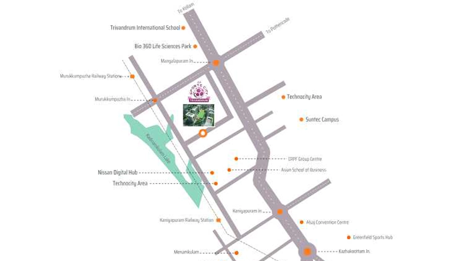 Location of Desai DD Galleria in Pallippuram, Thiruvananthapuram - Image 434257