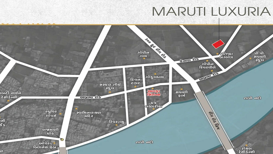 Location of Maruti Luxuria in Mota Varachha, Surat - Image 434171