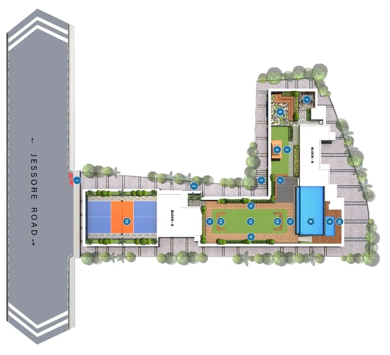 Master Plan of Silver Ikon in Jessore Road, Kolkata - Image 434336