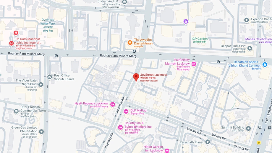 Location of Hightown Joy Street in Gomti Nagar, Lucknow - Image 434385