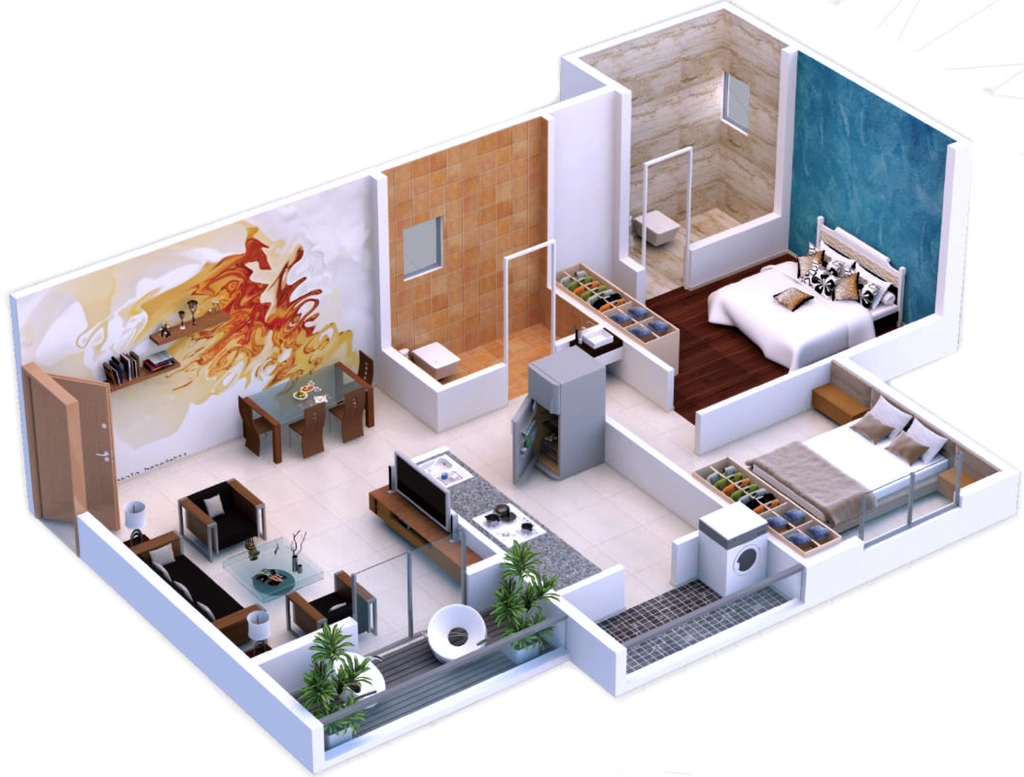 2 BHK Flat in Shahane Suncity in Dasak, Nashik - Image 930848