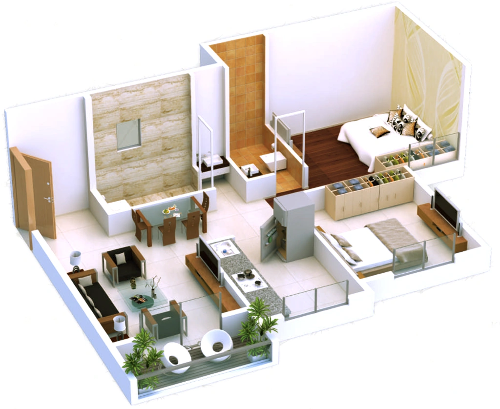 2 BHK Flat in Shahane Suncity in Dasak, Nashik - Image 930846