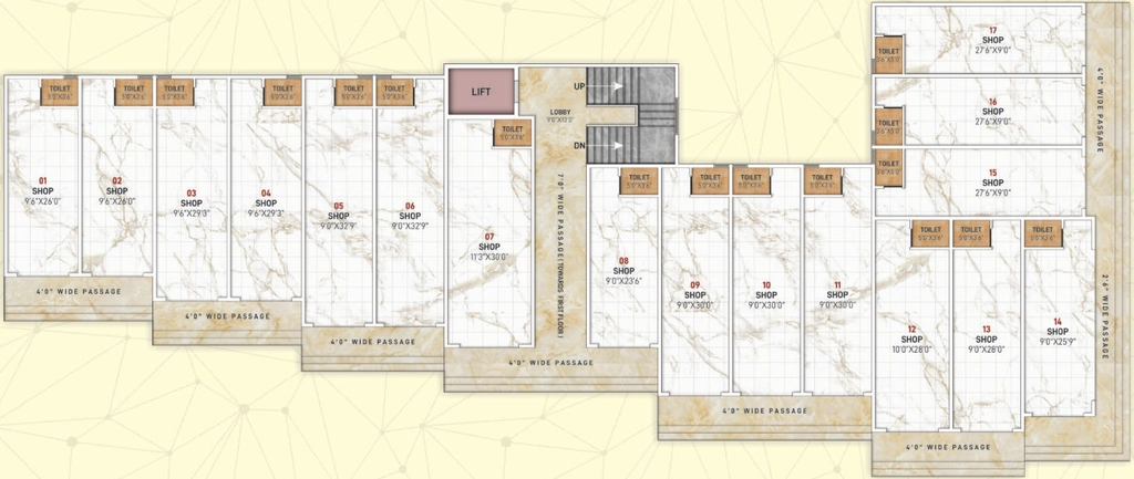 Floor Plan of Commercial Shahane Suncity in Dasak, Nashik - Image 434414