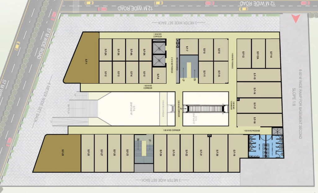 Floor Plan of Astrus Capella in Wave City, Ghaziabad - Image 434425