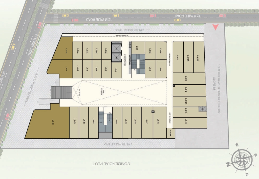 Floor Plan of Astrus Capella in Wave City, Ghaziabad - Image 434426