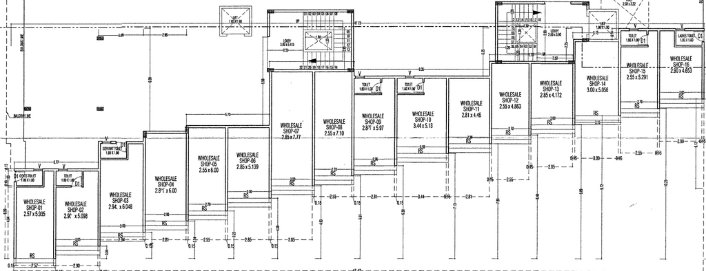 Floor Plan of Commercial Shivganga Residency in Nashik Road, Nashik - Image 434461