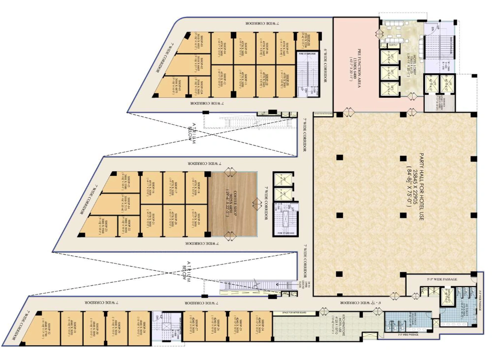 Floor Plan of Robust High Street in Indirapuram, Ghaziabad - Image 434531