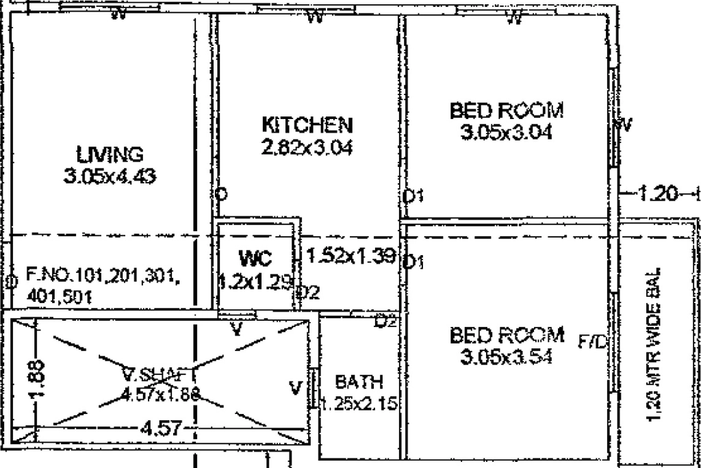2 BHK Flat in Digvijay Riddhi Paradise in Makhmalabad, Nashik - Image 930875