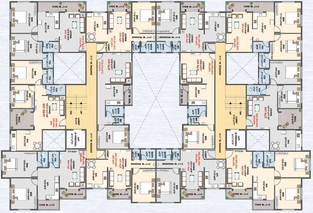Floor Plan of Sara Annexe in Nashik Road, Nashik - Image 434503