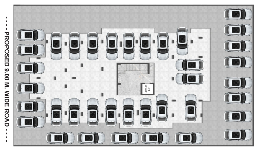 Master Plan of Pravin Vidhata Apartments in Nashik Road, Nashik - Image 434519