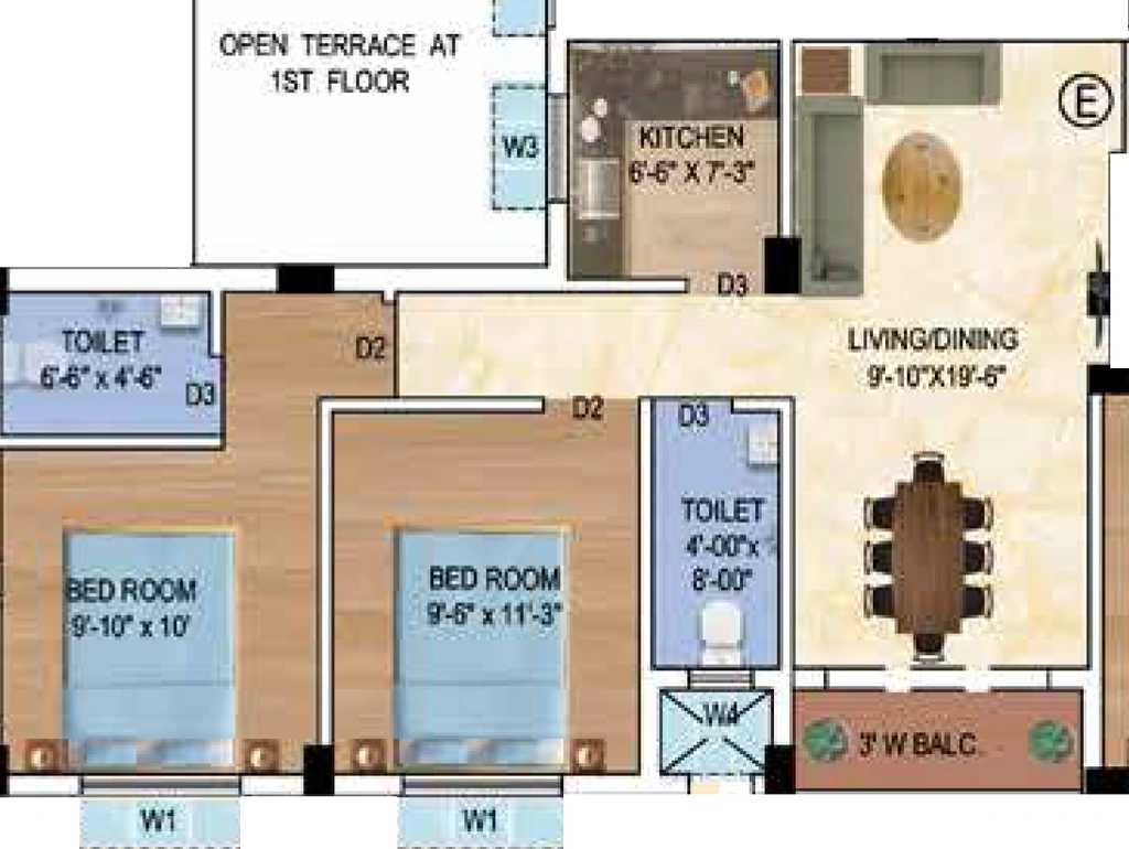 2 BHK Flat in Rajwada Laxmi Grand Avenue in Sonarpur, Kolkata - Image 930906