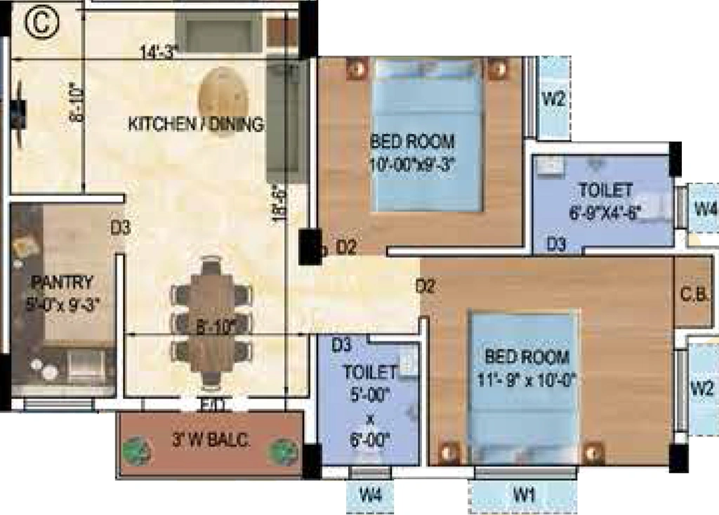 2 BHK Flat in Rajwada Laxmi Grand Avenue in Sonarpur, Kolkata - Image 930905