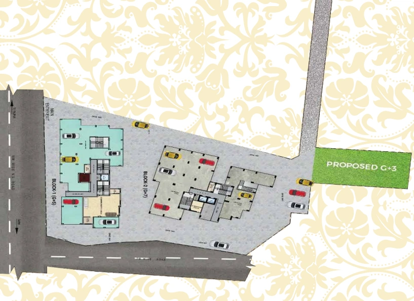 Master Plan of Rajwada Laxmi Grand Avenue in Sonarpur, Kolkata - Image 434527