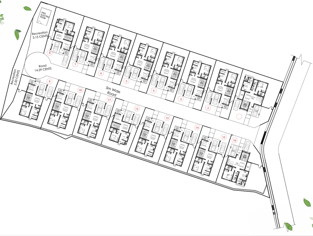Master Plan of Malabar Misty Orchids in Peyad, Thiruvananthapuram - Image 434661