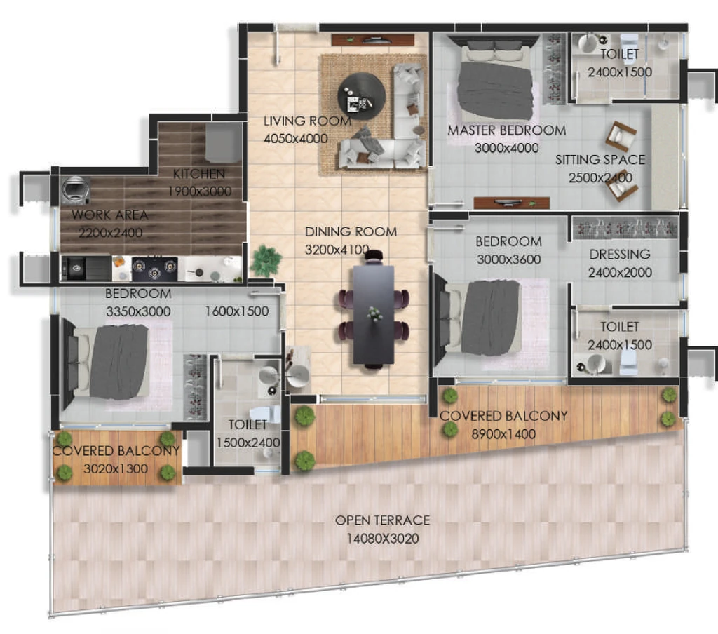 3 BHK Flat in Marutham Crest One35 in Chacka, Thiruvananthapuram - Image 930964