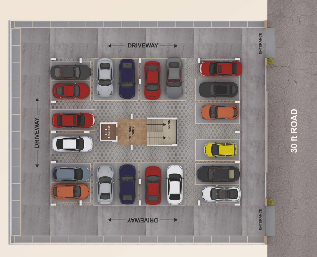 Master Plan of Galaxy Mansion 18 in New Manish Nagar, Nagpur - Image 434564